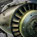 část motoru turbovrtulového letounu