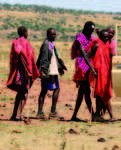 Původní obyvatelé Keni žijí dodnes v některých národních parcích