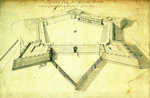 Hrad Dobré naděje kolem roku 1680